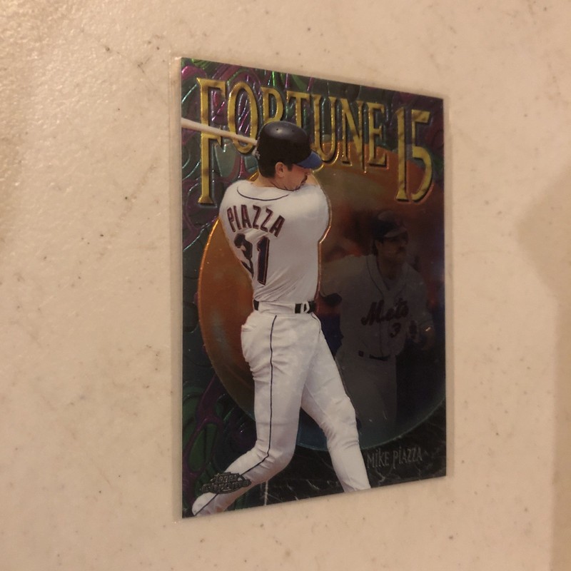 1999 Topps Chrome - Fortune 15 Mike Piazza #FF10