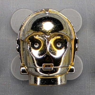 Lego Star Wars Minifigure SW0158 C-3PO Head Piece x134 30480
