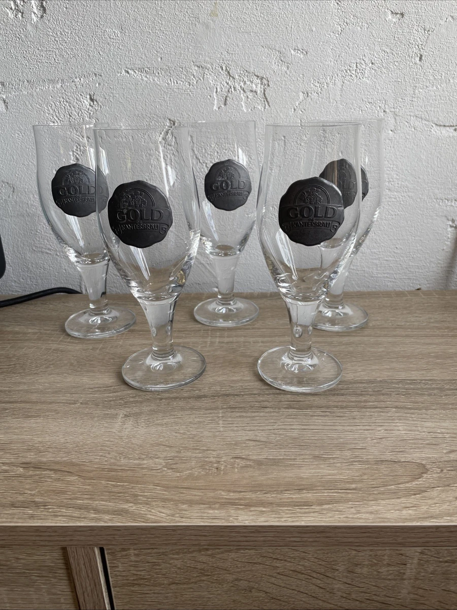 6 verres Gold de Kanterbrau collection - Collection