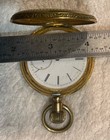 Antique Swiss Pocket Watch Warranted Aluminum Hunter Case 16s Key Wind Set — photo 8