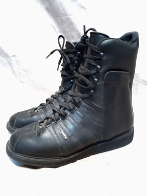 Künzli Ortho Swiss Made Leather Stability Boots Black - Orthopedic Support