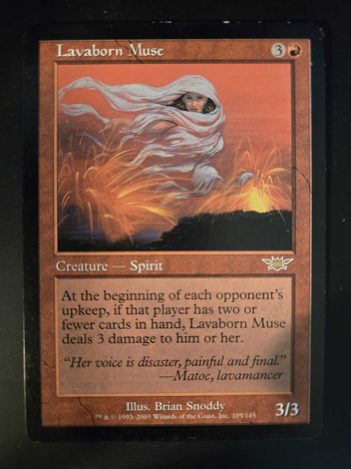 Lavaborn Muse LP Legions MTG FREE SHIPPING