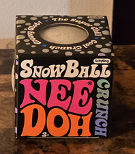 Schylling NeeDoh SnowBall Cool Crunch Squeeze Stress Toy White Ages 3 3-4