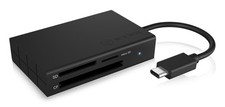 ICY BOX USB-C UHS-II Card Reader for CF, microSD and SD Cards, USB 3.0, SD 4.0,