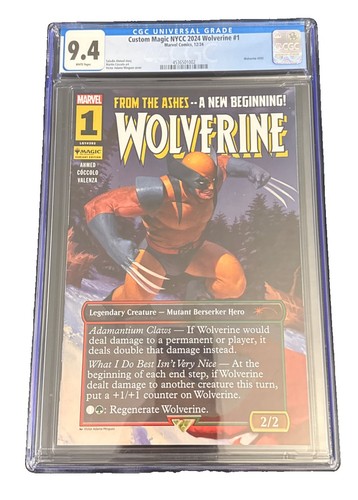 Wolverine #1 Magic The Gathering Vegas Variant Cover Exclusive 2024 MTG CGC 9.4