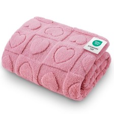 Luciphia Small Dog Blanket Washable Pet Bed Cover Soft 30x20 inch, Pink