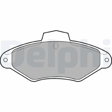 Delphi LP787 brake pad set, disc brake for Citroen
