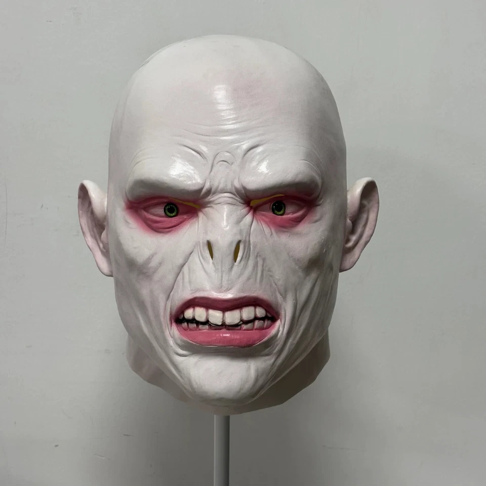 New Harry Potter Masquerade Halloween Latex Lord Voldemort Mask Creepy Party - Image 2 of 4