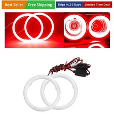 70mm Halo Rings Red Angel Eyes Cob Led Fog Lights Driving Decorative Lights F... 70mm Halo Rings Red Angel Eyes Cob Led Fog Lights Driving Decorative Lights F...
