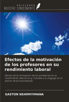 Efectos De La MotivacióN De Los Profesores En Su Rendimiento Laboral Taschenbuch
