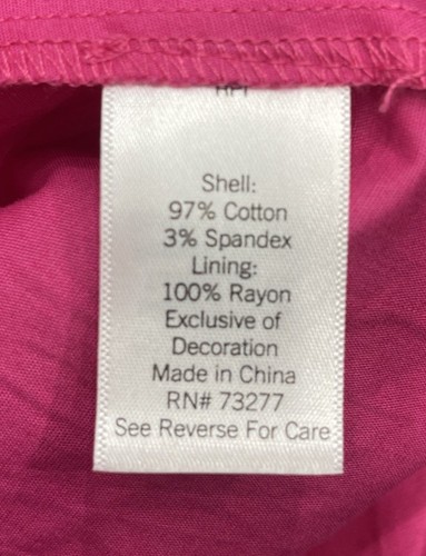 Vestido midi halter delantero cruzado Nine West para mujer rosa intenso talla XXL - Imagen 6 de 7