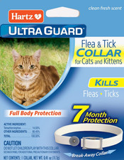 Hartz UltraGuard Flea  Tick Collar for Cats and Kittens, 7 Month Flea and Tick