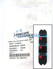 Corning CCH-CP06-E7 Patch Panel, 3 SC Duplex 10Gig Aqua OM3/OM4 Adapters STSI