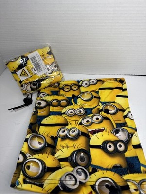 2 Minions Tube Style Face Masks Unisex Adult Adjustable New