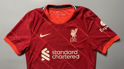 LIVERPOOL NIKE 2021/2022 FOOTBALL HOME JERSEY #11 SALAH SIZE “S