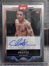 2025 Topps Chrome UFC - CARLOS PRATES (RC) Rookie Autos #CRA-CP