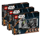 FIVE (5) LEGO Star Wars sets, all NISB plus *BESKAR KEYCHAIN* GWP