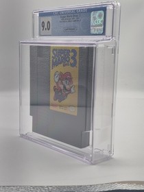 Super Mario Bros 3 NES CGC 9.0 Graded Cartridge Rev. A not PSA WATA VGA