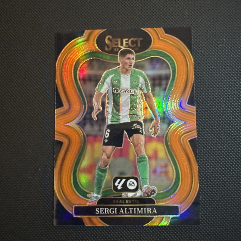 Sergi Altimira 2025 Panini Select Mezzanine Orange /75 Real Betis #146