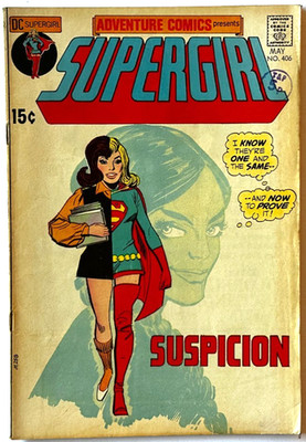 SUPERGIRL - Comic Book #406. DC Comics May 1971 No.406. FN+ 6.5