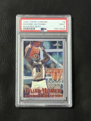 Dikembe Mutombo #8 1996 Topps Chrome Season's Best card