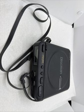 Sony D-12 Discman CD Compact Disc Music Player Black - On Off Works