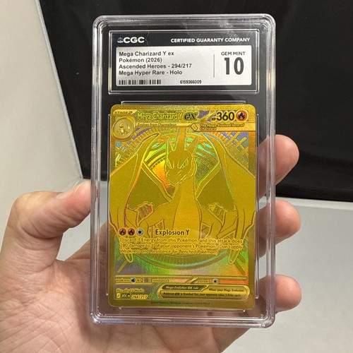 Mega Charizard Y ex graded CGC 10 for sale on eBay
