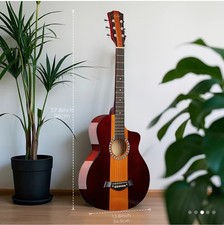 Acoustic Guitar For Beginner and Intermediate Player Size 38 inch. Slightly Use.