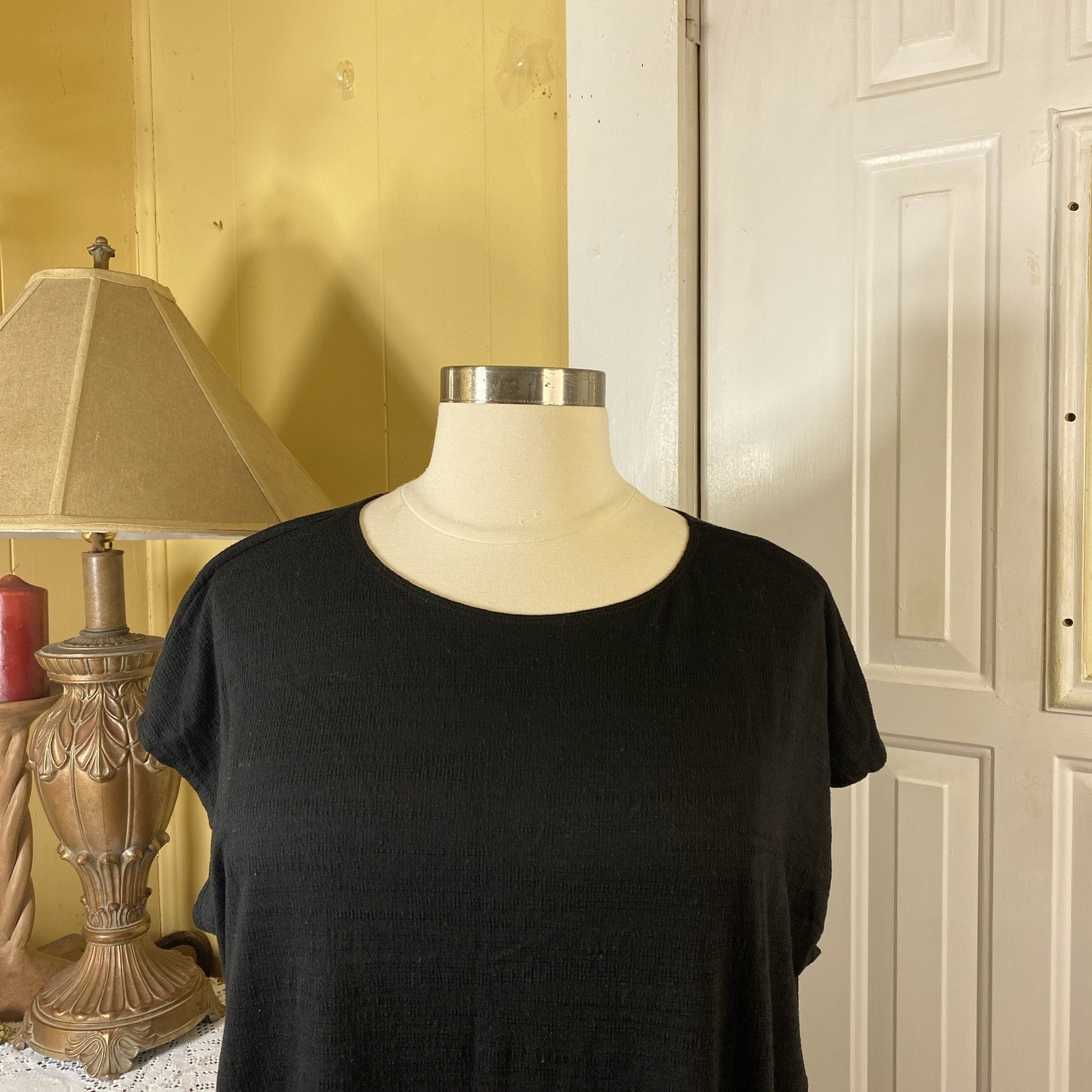 MAX STUDIO Textured Asymmetrical Split Hem Lagenl… - image 3