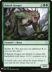 Baloth Gorger 156 The List Reprints Common