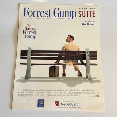 Forrest Gump Suite Piano Solo Alan Silvestri 1994 Original Sheet Music