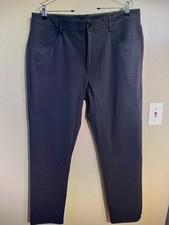 Vuori Meta Performance Pants Mens Gray Size 36/30
