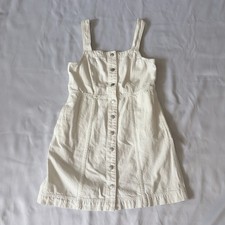 Madewell Denim Button-Down Sleeveless Dress (Size 8)