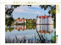 Calvendo Puzzle GlüCkstadt Water Castle | 1000 Pieces, Finished Size 25.2 × 18.9