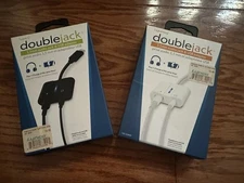 TealCo Double Jack 3.5 mm Audio Jack & UBS Adapter~Lightning OR Type C~Apple