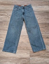 Y2K Signature Levi Strauss Relaxed Jean Youth Boy Sz 12 Adjustable Waist 24X24.5