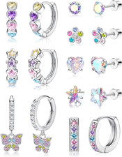 Hypoallergenic Earrings for Girls Women Surgical Stainless Steel Hoop Earrings f