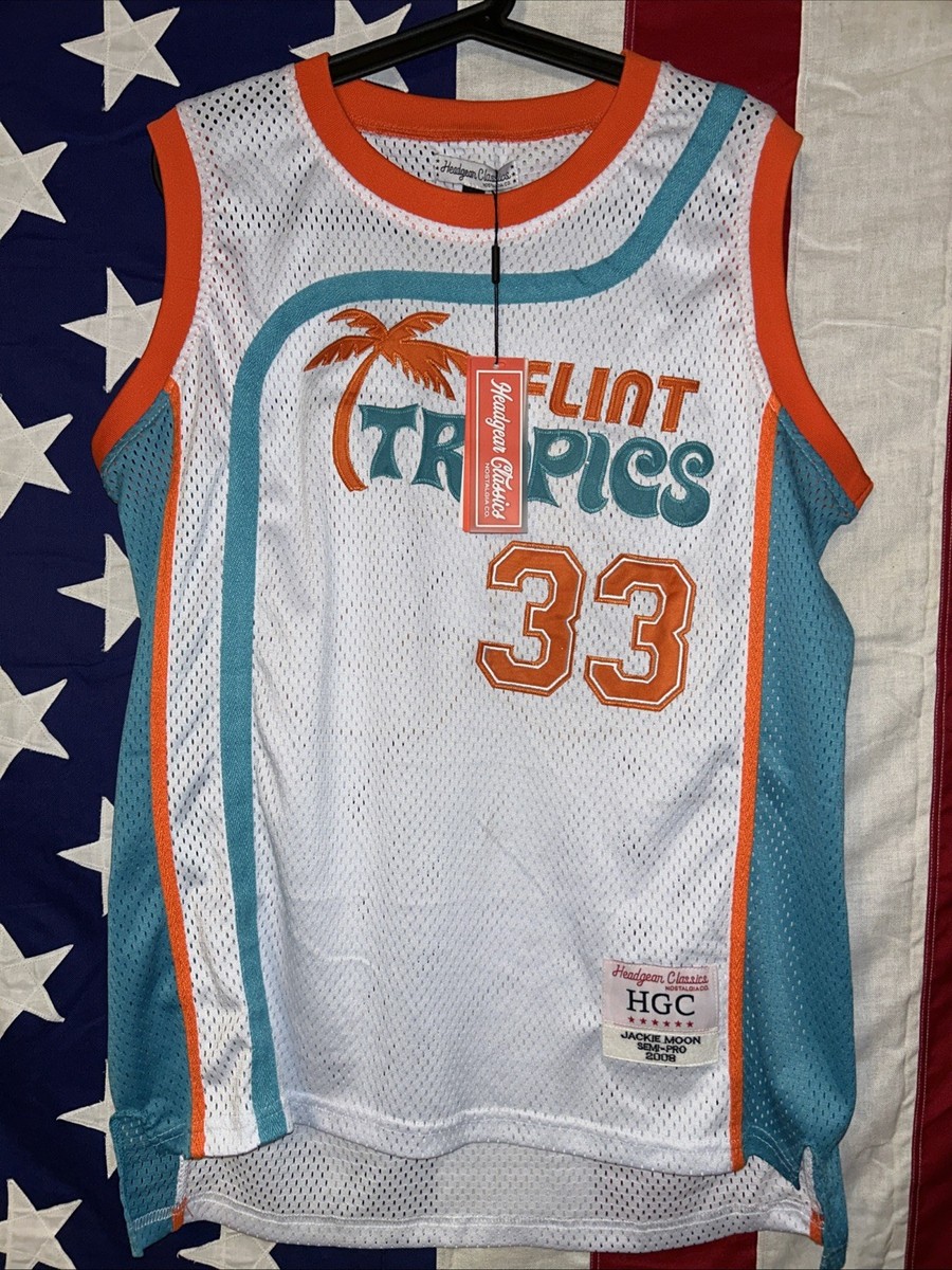 Semi Pro Movie-Jackie Moon Flint Tropics #33 Classic Reels Jersey