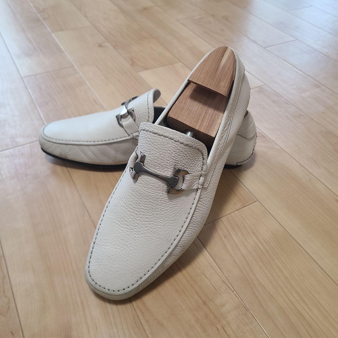 Salvatore Ferragamo Gancini Accent Horsebit Loafers Boat Driving Shoes 9.5 Italy Salvatore Ferragamo | Shoes | Ferragamo Gancini Bit Dark  main image 3