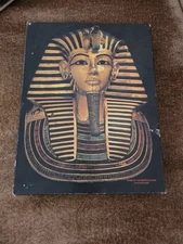 1977 KING TUTANKHAMUN KING TUT BURIAL MASK JIGSAW PUZZLE SPRINGBOK HALLMARK 