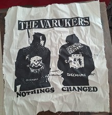 The Varukers Hardcore Punk Rock Large Back Patch Sew-On