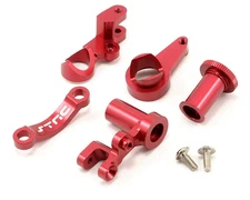 SPTST6845R ST Racing Concepts HD Aluminum Steering Bellcrank Set (Red) (Slash 4x