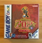 Legend of Zelda Oracle of Seasons Nintendo Game Boy Color Complete In Box CIB