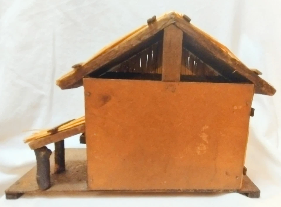 Belén de Navidad Friedel de colección pesebre de madera escena pesebre Alemania Foto 3 de 4