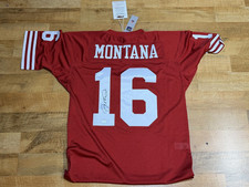 Joe Montana 49ers Signed Mitchell & Ness 1990 Throwback NFL Jersey Fanatics COA