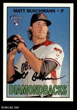2016 Topps Heritage #540 Matt Buschmann Diamondbacks RC 8 - NM/MT