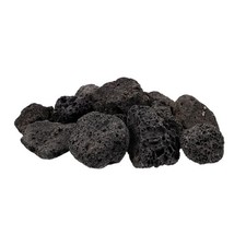 1 Pack Natural Volcanic Stone for Fish Tank and Potted Plant Decoration Black