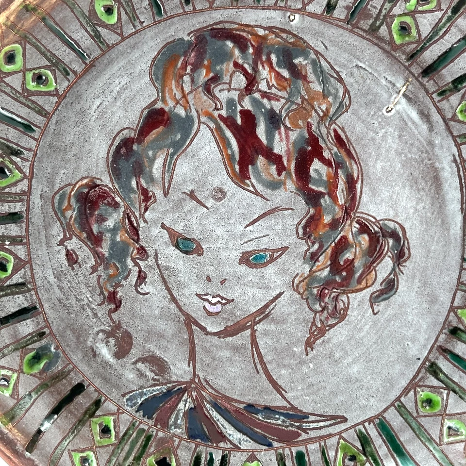 ASSIETTE Ancienne Céramique 50 FERNANDE KOHLER à VALLAURIS, treinen/capron... - Photo 4/4