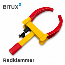 Reifenklammer Wegfahrsperre Diebstahlsicherung Klaue PKW Auto Wohnmobil BITUXX&reg;