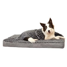 Orthopedic Memory Foam Bed for Large Dogs, Waterproof Cooling Pet Mats for Cr...